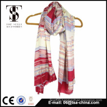 2015 New Design Top Quality Digital Printing Silk Cashmere scarf